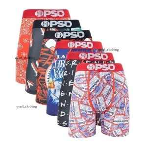 Psds Boxer Men Psds Underwear Cartoon Print Male Panty Lingerie Man Designer Underpants Sports Boxershorts Hot Underwear Psds Underwear Psds Fashion Classic D1a