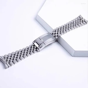Watch Bands 5-link Stainless Steel Band For NH34A 40MM GMT Jubilee Mechanical Wristwatch Luxury Bracelet Accessories 20mm Width