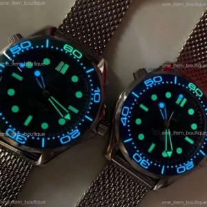 Omegawatch Omg Watch AAA 3A Quality Watches 42Mm Mens Automatic Movement With Gift Box Sapphire Crystal Rubber Band Omges Watc 816