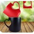 love cup Coffee Mug for lovers 350ML with red and white color ceramics coffee cup C01