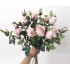 Wholesale Real Touch Artificial Rose Flower silk rose flowers artificial flower wedding flowers Wedding Decoration flowers 66cm height