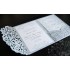 Creative Rose Laser Cut Wedding Invitation Card DIY Shiny Wedding Invitations for Quinceanera Birthday SweetZZ (Multi)