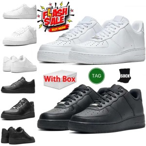Buyers' PicksDesigner One af1s Casual Shoes Sneakers Men Women Classic 1 Triple White Black Mens Womens Traienrs Outdoor Sports Runners 1s Shoes (Size Size Guide)