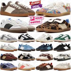 designer shoes sneakers women mens trainers Leopard Black White Gum Beige Dark Green Floral Embroidery Fashion womens Outdoor Sports Sneaker 36-45 (Size Size Guide)