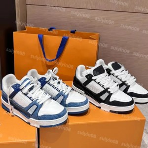 Designer shoe Embossed shoe skate Trainer Sneaker Men Running Trainer Outdoor trainer Shoe Platform Calfskin Leather Virgil sneakers trainers women shoe 340 (Size Size Guide)