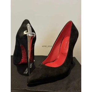 Sexy Women Cesare Paciotti Dagger Heels Lady Pumps Silver Metal Stiletto Heel Pointed Toe Party Wedding Dress High Walking EU3543 Q251022 (Size Size Guide)