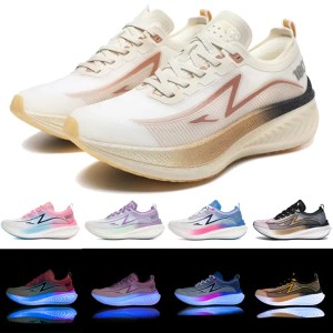 TREEPERI Men Women Designer Running Shoes Light Comfort Elite 180 pro Carbon Glow In The Dark Sneakers Mens Womens Fashion outdoor Shoe Runner Sports Low Trainers (Size Size Guide)