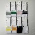 Yoga socks men's and women's mid-tube running fitness socks Sports socks Breathable color striped socks solid color black, white and gray socks non-slip sports socks Yoga socks men's and women's mid-tube running fitness socks Sports socks Breathable color striped socks solid color black, white and gray socks non-slip sports socks