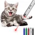 4mW Laser Sight Tactical Pen With Red Laser Pointer And White LED Torch Flashlight Childrens Game Cat Toy Laser No Battery B240801