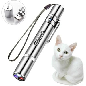 Interactive Cat Toys: Pen with Laser Pointer for Indoor Play, Portable Laser Pen for Kitten Exercise, Perfect Remote Control Cat Toys