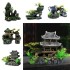 Plant/Rock Aquarium Decorations Chinese Style House Simulation Fish Tank Decor Resin Aquarium Landscaping Decor Plant/Rock Aquarium Decorations Chinese Style House Simulation Fish Tank Decor Resin Aquarium Landscaping Decor