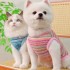 Adorable Animal Print Outfit For Pets - Breathable Fabric, Perfect for Spring & Summer (Pink wave pattern) Adorable Animal Print Outfit For Pets - Breathable Fabric, Perfect for Spring & Summer (Pink wave pattern)