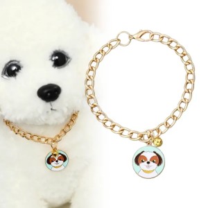 Custom Dog Pendant | Personalized Cartoon Pet ID Tag - Engraved Anti-Lost Necklace for Small/Medium Dogs & Cats