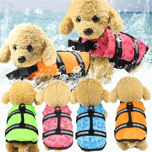 Dog Life Vest: Pet Beach Safety Swimsuit for Large Dogs | Comfortable & Adjustable Pet Swimwear