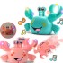RCtown Baby toy Electric Luminescent Universal Electric Crab Puzzle Toy for Children LJ201105