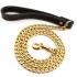 hot selling Stainless steel gold-plated traction hip-hop style gold dog chain hot selling Stainless steel gold-plated traction hip-hop style gold dog chain