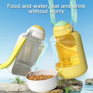 Portable Dog Water Bottle - Leak Proof Pet Drinking Bottle for Walking, Hiking, Travel (250ml/8.5oz)