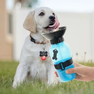 Dog Portable Dispenser For Dogs - Cats Kitten Outdoor Travel Water Bottle Bowl 250527