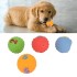 Latex Dog Ball Toy Squeaky Interactive Soft Puppy Chewing Fetching Toy With Fun Pattern For Small Medium Pet 4pcs Latex Dog Ball Toy Squeaky Interactive Soft Puppy Chewing Fetching Toy With Fun Pattern For Small Medium Pet 4pcs