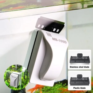 Aquarium Glass Cleaner Brush - Magnetic, Strong, Floating, Scraper for Easy Cleaning (Default)