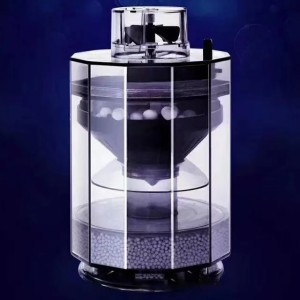 Automatic Aquarium Fish Feeder & Self Cleaning Fish Tank System: Fish Stool Suction Collector, Aquarium Vacuum Cleaner with Oxygenation for Pristine Water (Default)