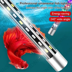 Aquarium light LED wideangle waterproof fish tank diving brightness RGB aquarium decorative plant growth 2257 240906