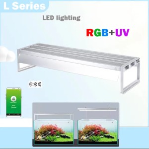 Week Aqua L Series WRGB UV Full Spectrum Plant Led Lights Lamp Fish Tanks And Aquariums Fishbowl Accessories Terrarium 90 cm