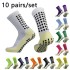 10 Pairslot Men Womens Football Socks Cotton Square Silicone Suction Cup Grip Anti Slip Soccer Sports Rugby Tennis 240805 10 Pairslot Men Womens Football Socks Cotton Square Silicone Suction Cup Grip Anti Slip Soccer Sports Rugby Tennis 240805