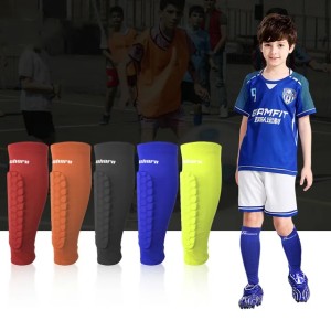 Elbow Knee Pads 1 Pair Kids Soccer Shin Guard Children Crashproof Football Calf Protector Leg Sleeves Teens Training Leg Protection Custom 230518