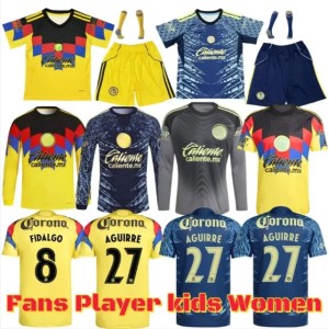 2025 2026 Club America Soccer Jerseys Liga Mx HENRY D.VALDES FIDALGO QUINONES 14 15 R.SAMBUEZA 24 25 26 HOME AWAY Third Maillot Slim Player Version Football