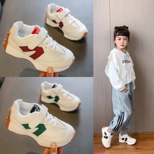 Boys and Childrens Shoes 2024 Fashion Girls Soft Sports Shoes Running Tenis Childrens Tablet Casual Baby Outdoor Sports Shoes 240627