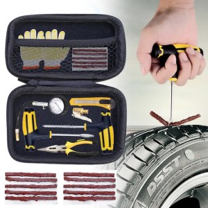 10 pcs/set Car Vacuum Tire Repair Tool Auto Tyre Repair Tools Set for Motorcycle Bicycle Car With PVC Package