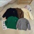 Pullover New Cotton Kids Sweaters Knitted Retro Pullover Sweaters Winter Autumn Boys Girl Cardigan o Neck Children Solid Sweater 2-7T Z230726 Pullover New Cotton Kids Sweaters Knitted Retro Pullover Sweaters Winter Autumn Boys Girl Cardigan o Neck Children Solid Sweater 2-7T Z230726