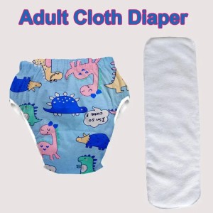 Waterproof Adult Cloth Diaper Cover Reusable Nappy Nappies Washable Adult Baby Diaper Pants abdl 35-90KG 240307