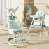 New high quality hot selling baby and children's three in one foldable portable adjustable baby high chair and dining table and chair New high quality hot selling baby and children's three in one foldable portable adjustable baby high chair and dining table and chair