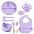 Cups Dishes Utensils 7pcs Silicone Baby Feeding Set Baby Feeding Supplies Kids Bamboo Dinnerware With Cup Children's Dishes Bowl Stuff Tableware Gift 231006 Cups Dishes Utensils 7pcs Silicone Baby Feeding Set Baby Feeding Supplies Kids Bamboo Dinnerware With Cup Children's Dishes Bowl Stuff Tableware Gift 231006
