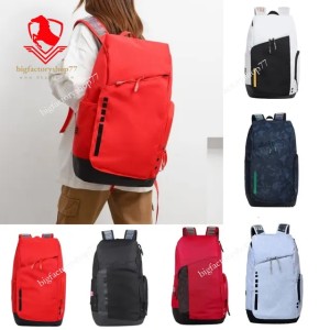 Elite Backpack Cushion Sports Backpack Air Cushion Niki Elite Bag Travel Bags Basketball Backpack Waterproof Outdoor Back Pack Laptop School Bag Black