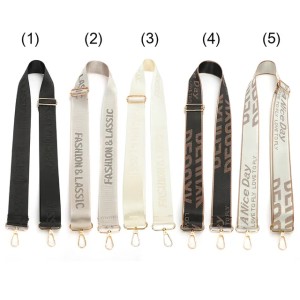 Multicoloured Bag Strap Adjustable Shoulder Bag Strap Chic Crossbody Purse Straps Shoulder Strap Belt for Bags Strap Replacement