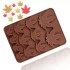 Baking Moulds DIY Molds Size Maple Leaf Biscuit Jelly Mold Silicone Chocolate Mold C0512 Baking Moulds DIY Molds Size Maple Leaf Biscuit Jelly Mold Silicone Chocolate Mold C0512