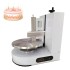 Automatic Round Cake Butter Smearing Spreading Plastering Machine Birthday Cake Bread Ice Cream Coating Baking Equipment Automatic Round Cake Butter Smearing Spreading Plastering Machine Birthday Cake Bread Ice Cream Coating Baking Equipment