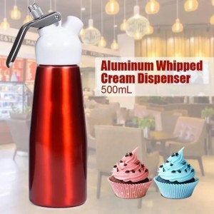 500ml N2O Dispenser Cream Whipper Coffee Dessert Sauces Butter Whipper Aluminium Alloy Cream Foam Maker Cake Tools
