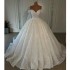 Arabic Dubai Pearls Ball Gown Princess Off The Shoulder Wedding Dresses Shining Bridal Gowns Puffy Country Brides Dress Second Reception Gown Vestido De Noiva (Size Size Guide)