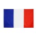 50pcs 90x150cm France Flag Polyester Printed European Banner Flags with 2 Brass Grommets for Hanging French National Flags and Banners 50pcs 90x150cm France Flag Polyester Printed European Banner Flags with 2 Brass Grommets for Hanging French National Flags and Banners
