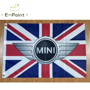 British Mini Cooper Car Flag 3*5ft (90cm*150cm) Polyester Banner decoration flying home & garden flags Festive gifts