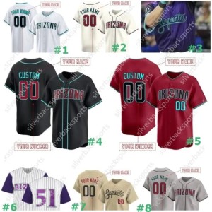 7 Corbin Carroll 2025 City Baseball Jersey 51 Randy Johnson 4 Ketel Marte Gabriel Moreno Geraldo Perdomo Shirts- Hygroscopic quick Better Store