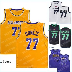 Doncic Basketball Jersey Round Neck Breathable Lightweight Casual Sports Vest Suitable for Sports Games Full Embroidery Jerseys S-3XL In Store