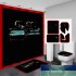 New Bathroom Bath Waterproof Mildew-Proof Shower Curtain Classic American Wholesale Three-Piece Set