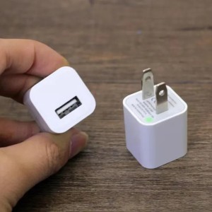 Wholesale Mobile Phone USB Charger adapter plug Wall Mount Charger Travel USB Charger Adapter