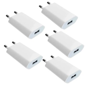 5V 1A Eu AC Home Travel USB Wall Charger For IPhone 6 7 8 plus x xr 11 12 13 14
