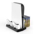 PS5 Chargers Vertical Cooling Fan Stand Digital Edition with 14 Game Slot 3 Hub Port Dual Controller Charging Station Charger for PS5 ps5 charging station